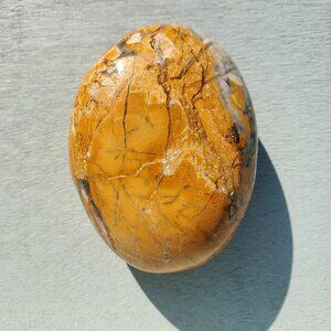 Maligano Jasper Palm Pillow Stone (Q10)
